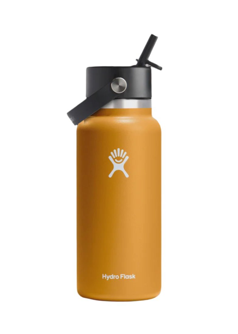 32oz (946mL) Wide Mouth with Flex Straw Cap Water Bottle Fossil