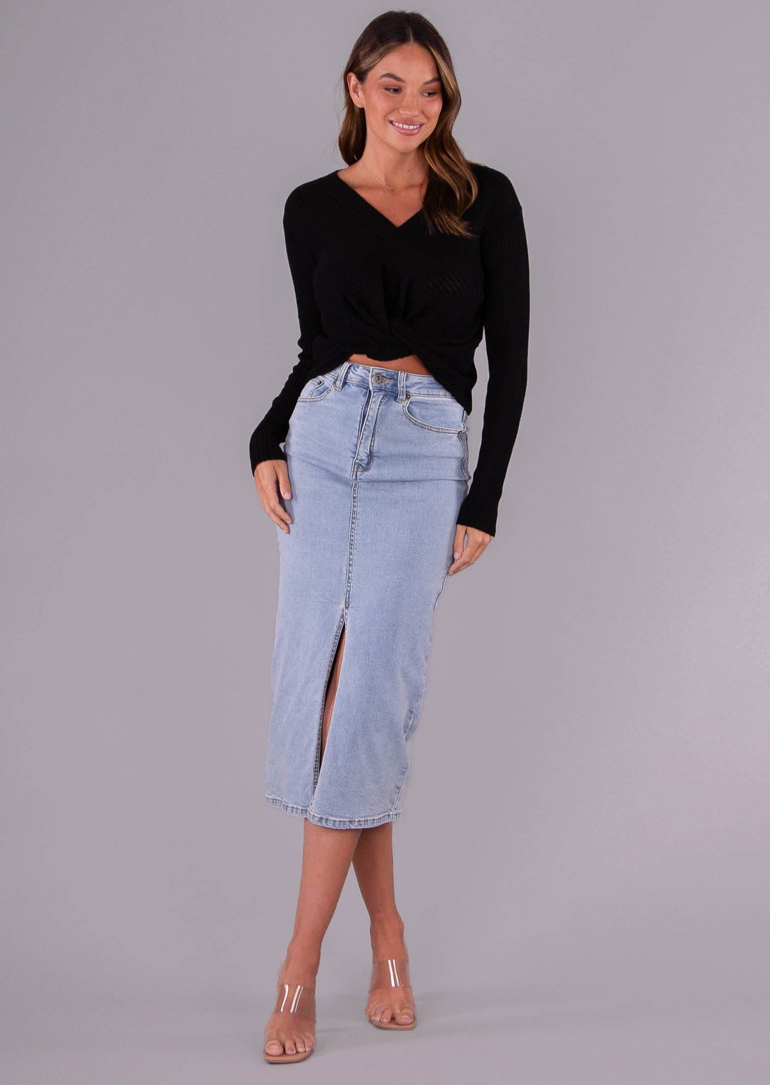 Kortney Twist Front Knit