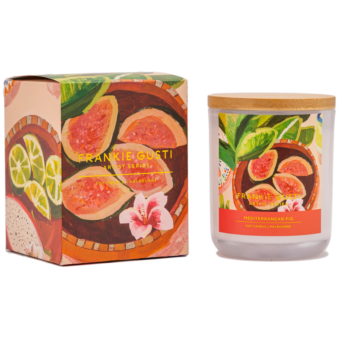 FRANKIE GUSTI ARTIST SERIES CANDLE | MEDITERRANEAN FIG | MIA PENSA