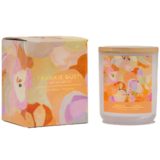 FRANKIE GUSTI ARTIST SERIES CANDLE | SWEET PEACH + LYCHEE | JADE FISHER