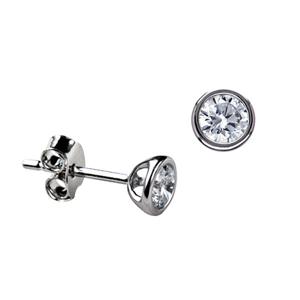 SS Besel CZ  Studs 4M