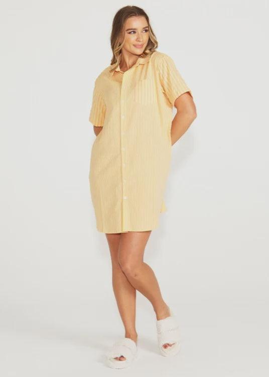 Christabel Night Shirt Yellow