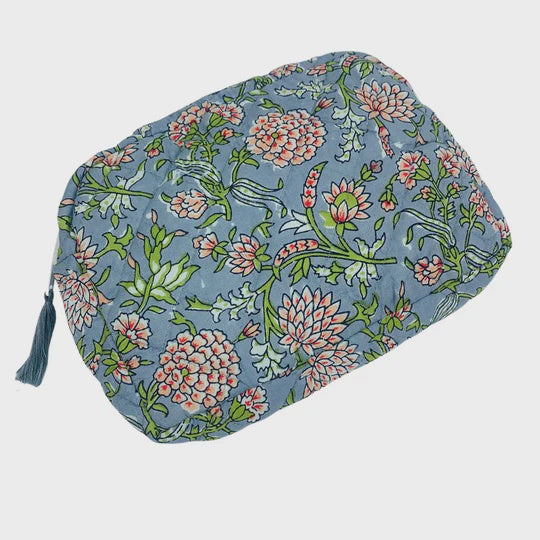 Pia Toiletry Bag Cotton Grey