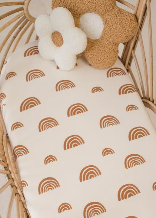 Organic Change Pad/Bassinet Sheet RAINBOW Kiin