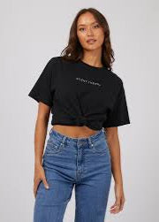 Silent Theory Logo Tee Black