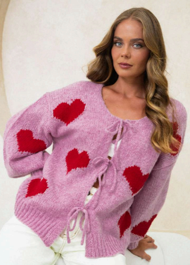 All My Love Tie Front Cardi