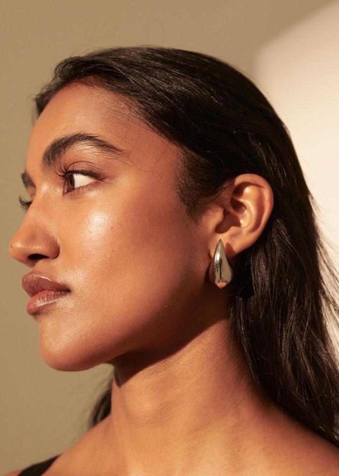 Droplet Sterling Silver Plated Earrings