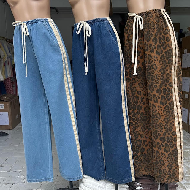 Denim Racer Pant Dark