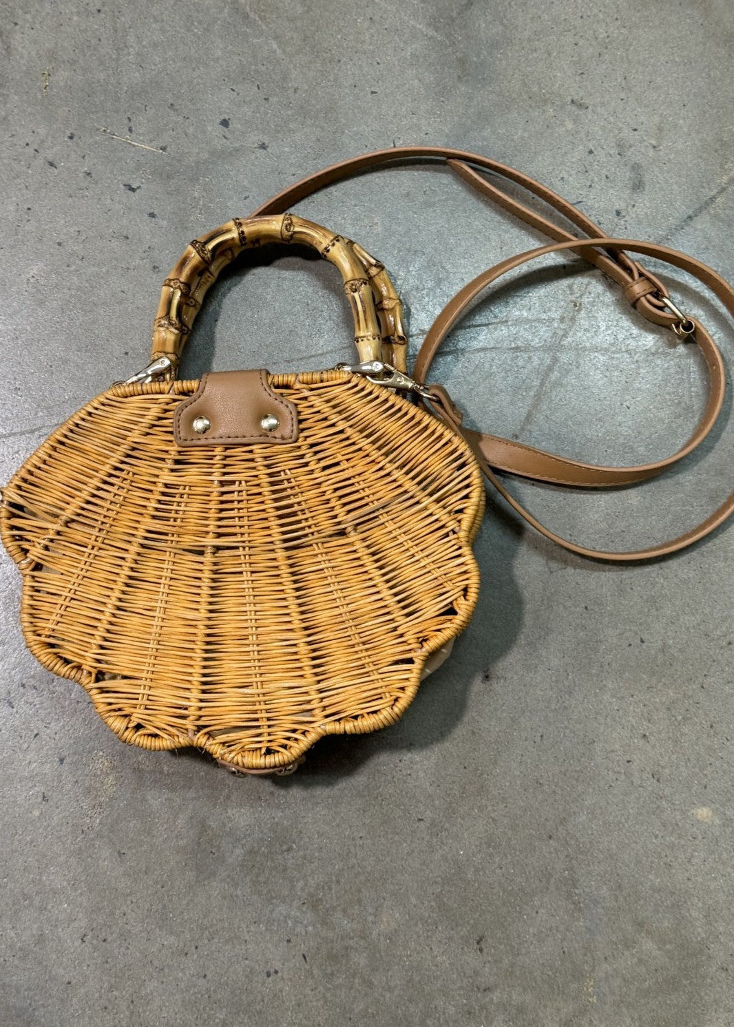 Estelle Shell Woven Bag