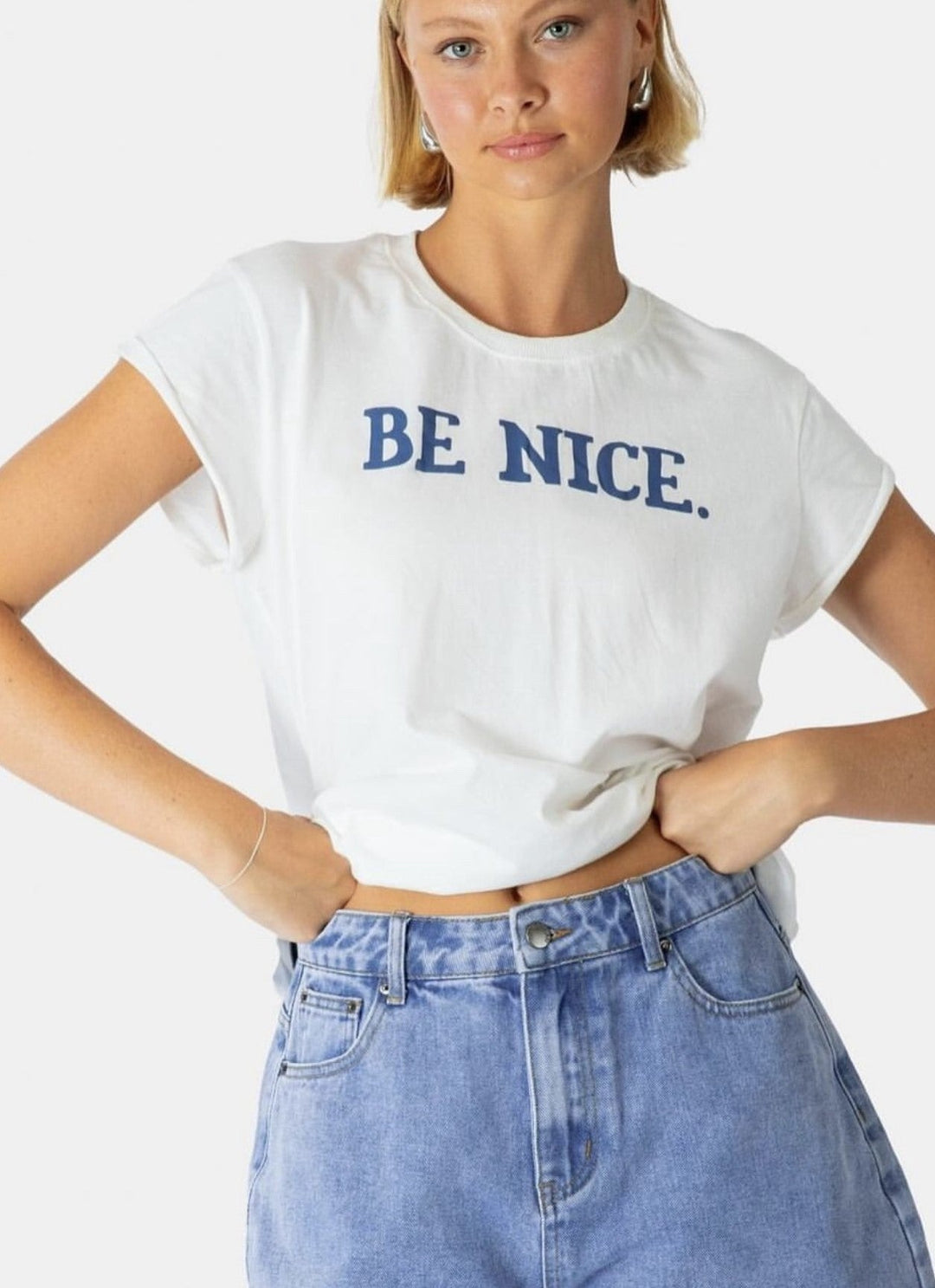 Paper Heart Be Nice Tee