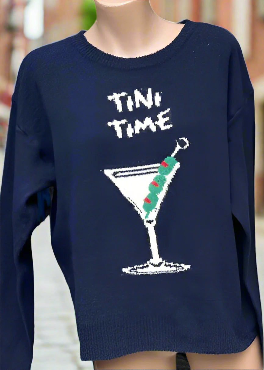 Tini Time Sweater Navy