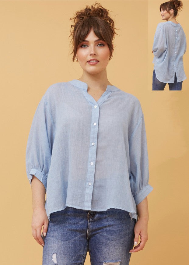 Charlotte Shirt Sky Blue