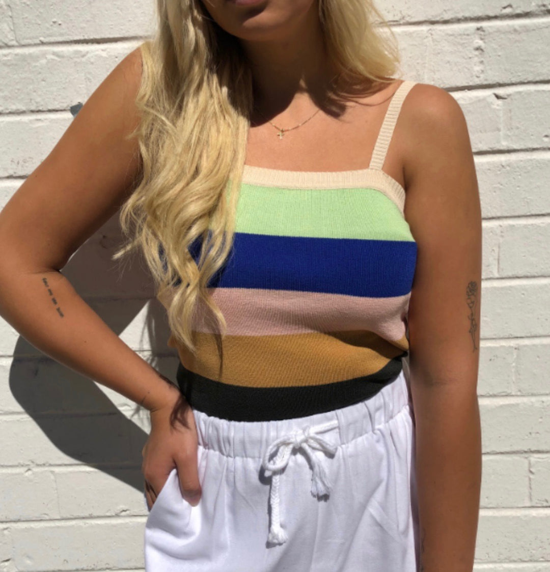 Rolla Stripe Tank Top