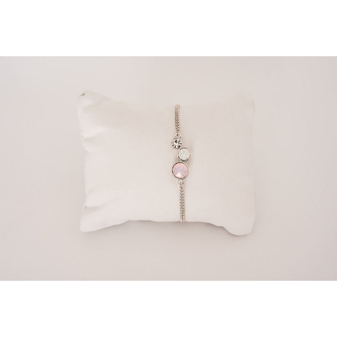 LillyCo Fine - Silver with Pink Opal Bracelet