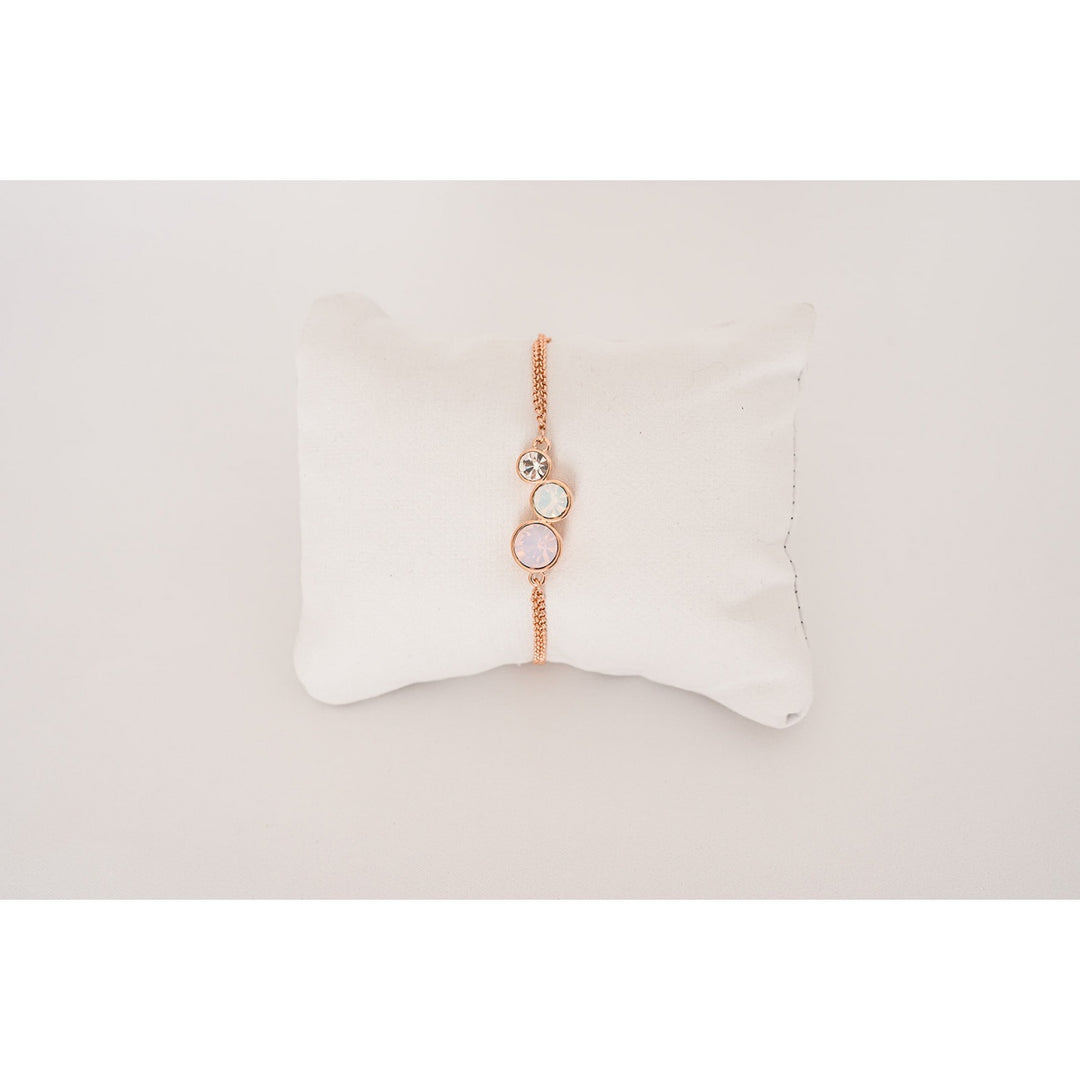 LillyCo Fine - Rose Gold with Pink Opal Bracelet