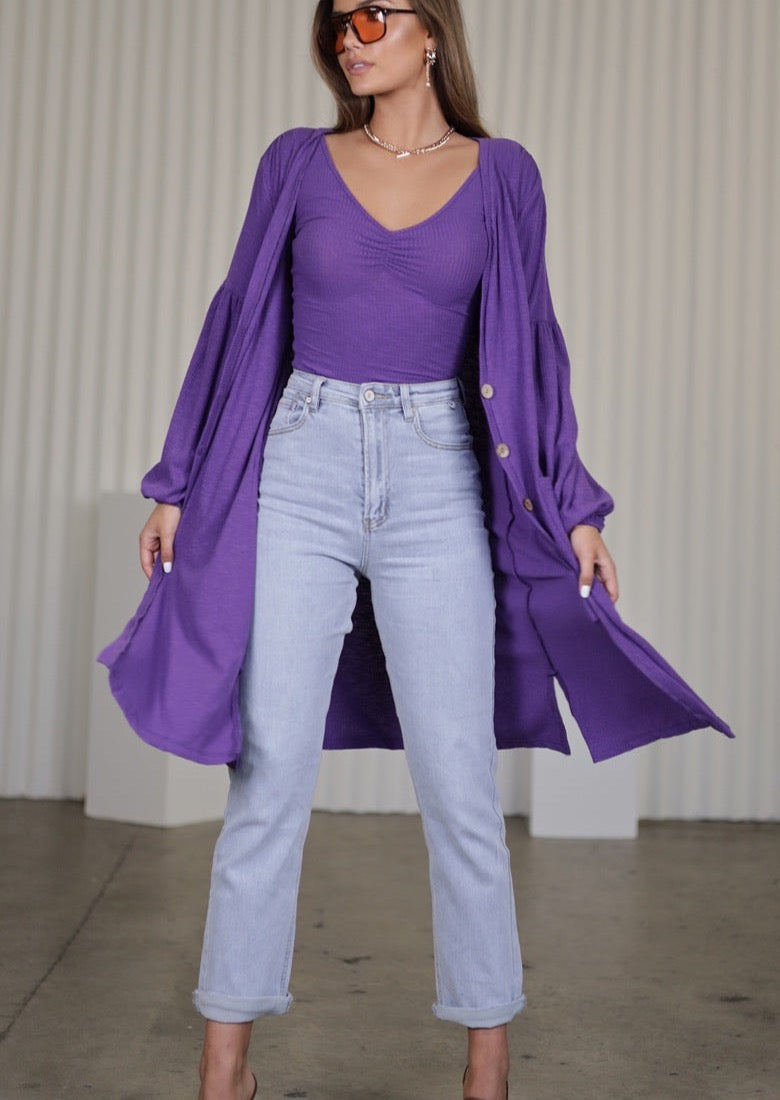 Carice Bodysuit Purple