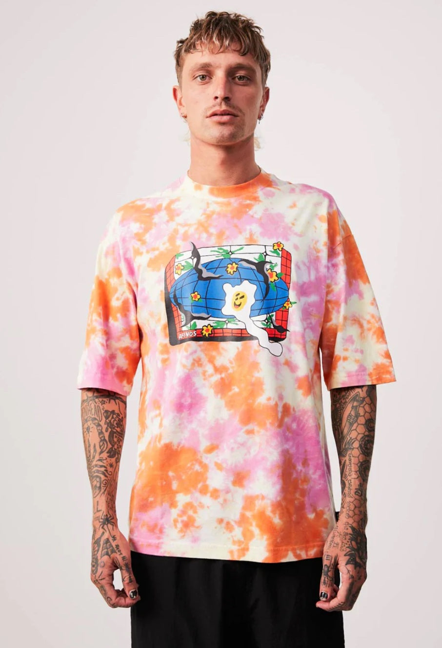AFENDS Global Recycled Oversized Tee
