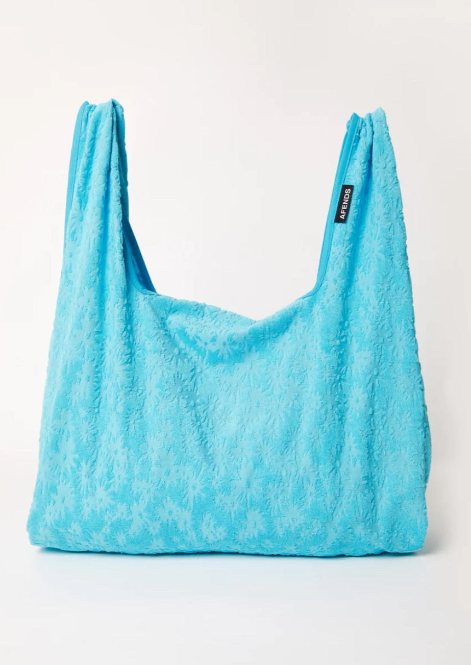 AFENDS Moon Jasmin Hemp Terry Oversized Tote Bag