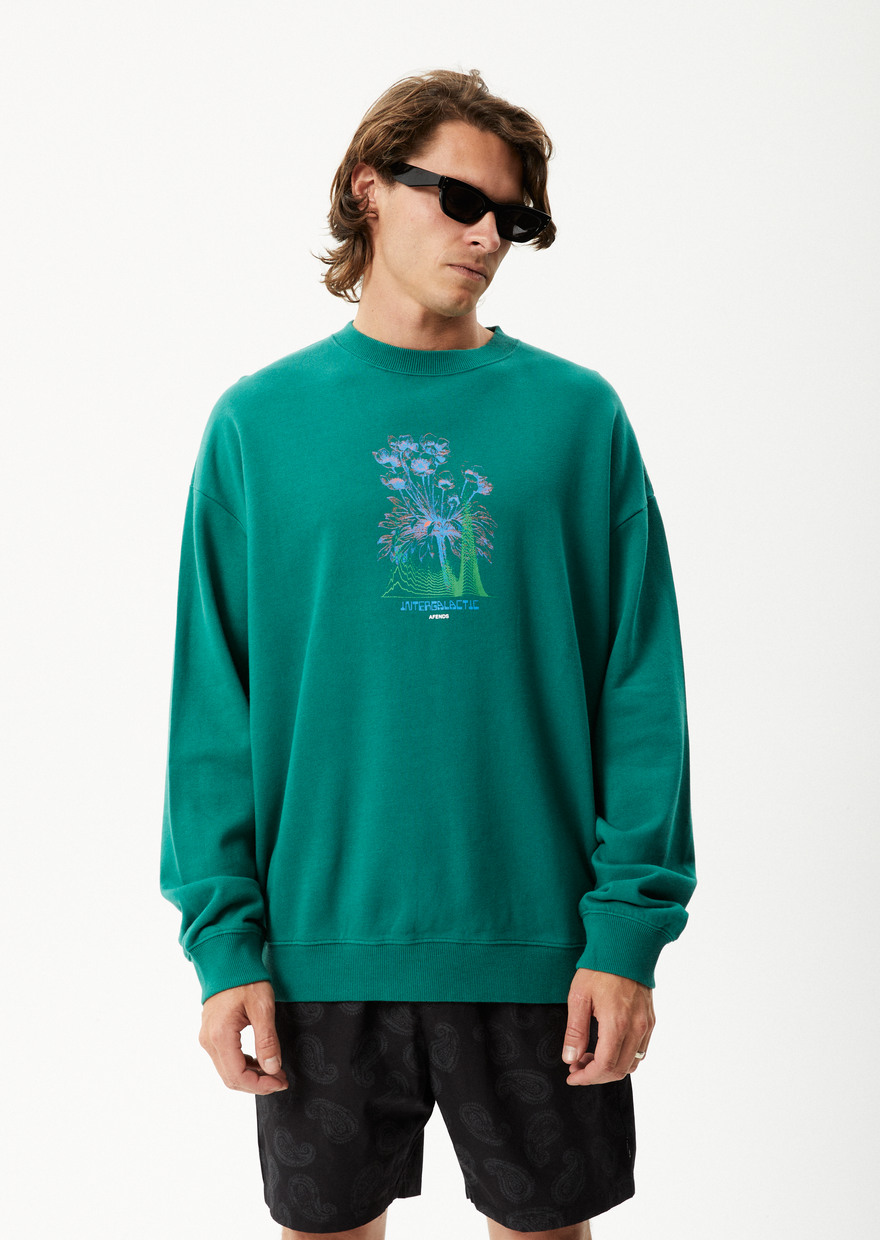Afends Mens Sleepy Hollow Hemp Crew Neck Jumper – True Hemp