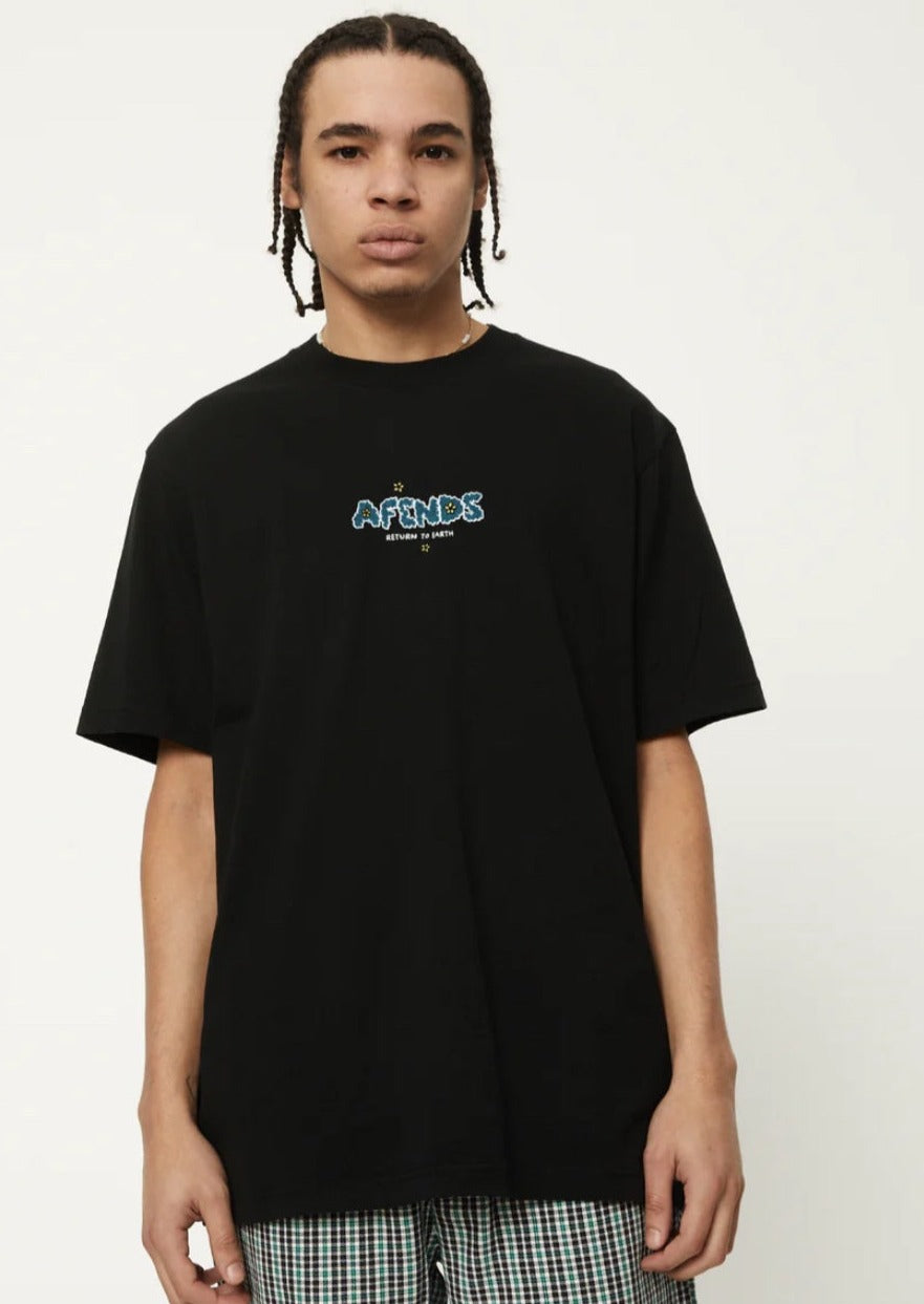 AFENDS Earthling Recycled Retro Graphic Logo  Tee