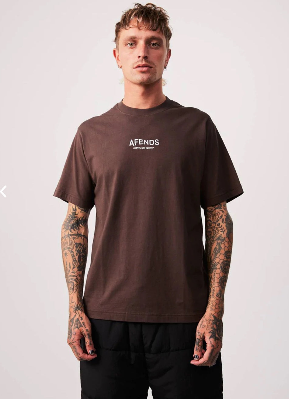 AFENDS Spaced Recycled Retro Fit Tee