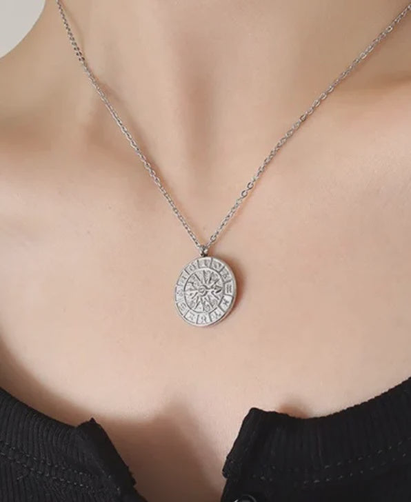 Boho & Mala Stainless Steel Pendant Necklace