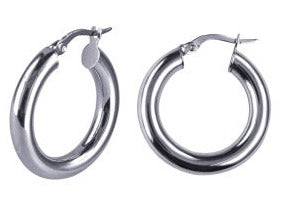 S/S Italian Plain Hoop 15mm