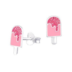 SS Enamel Icecream Earrings