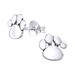SS Paw Prints Studs