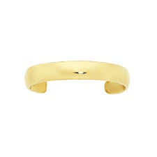 9ct Plain Toe Ring