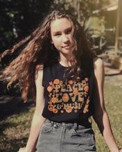 Kids T Shirt Peace Love and Music T Shirt