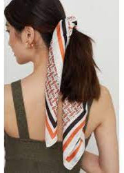 Theodora Motif Print Bandana