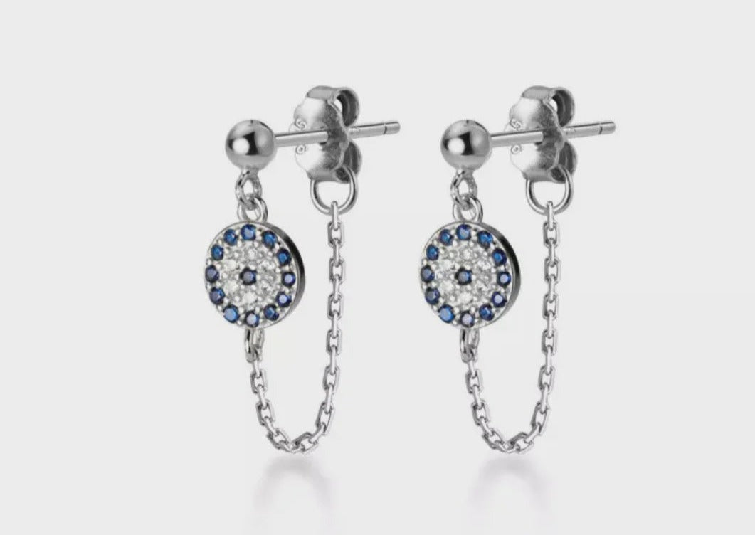 Boho & Mala Sterling Silver Stud Earrings DE100028