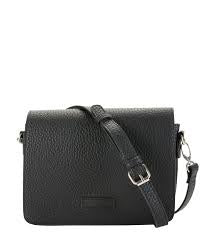 OSCAR Flapover Crossbody Bag Black