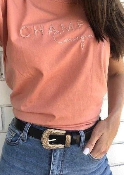 TRIPP Western Belt Gold Buckle