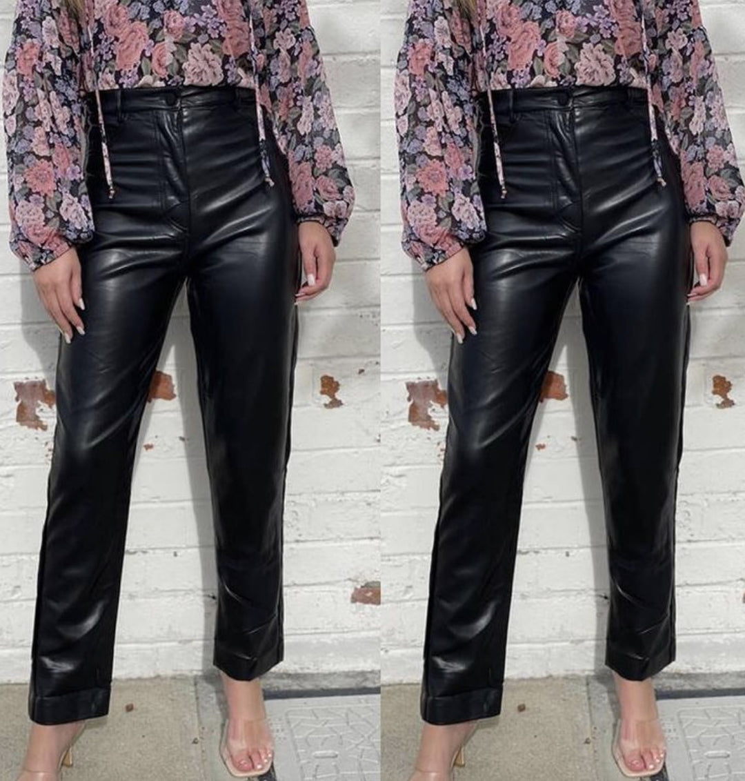 Larissa Leatherette Jean