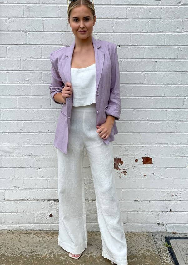 Castaway Blazer - Lilac