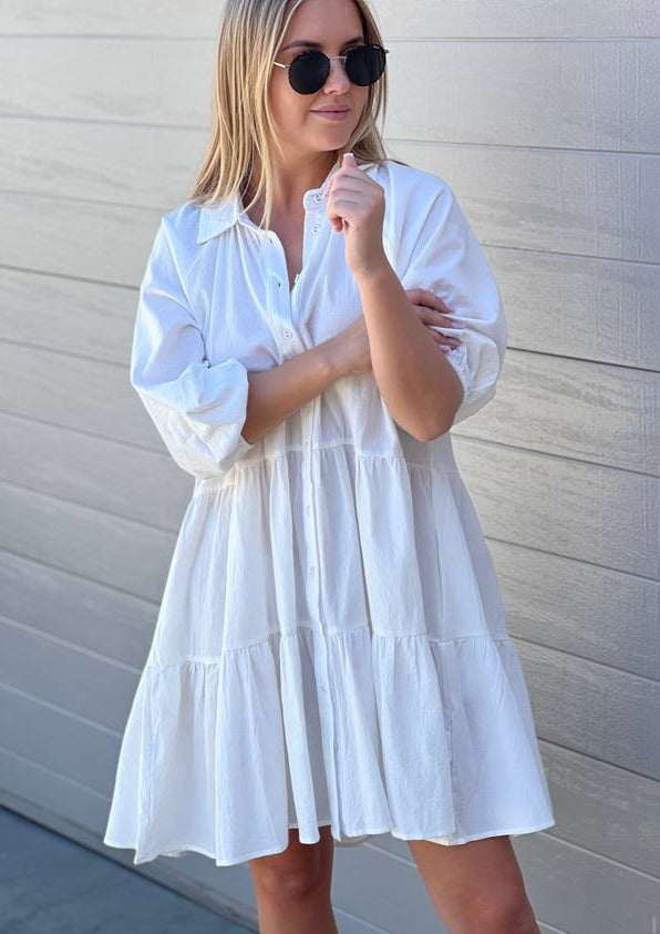 Frankie Mini Dress White