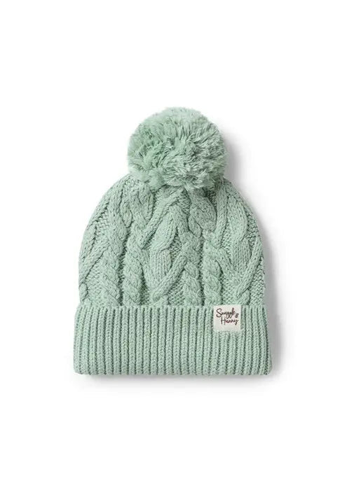 Sage Organic Baby Knit Beanie