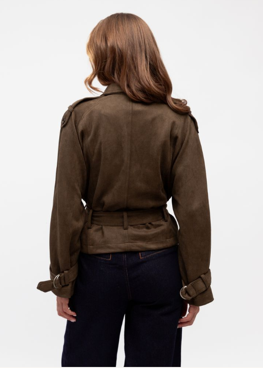 Greta Belted Mid Length Jacket
