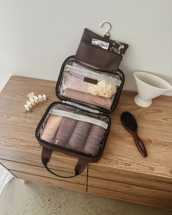 Kenya Cosmetic Bag Chocolate