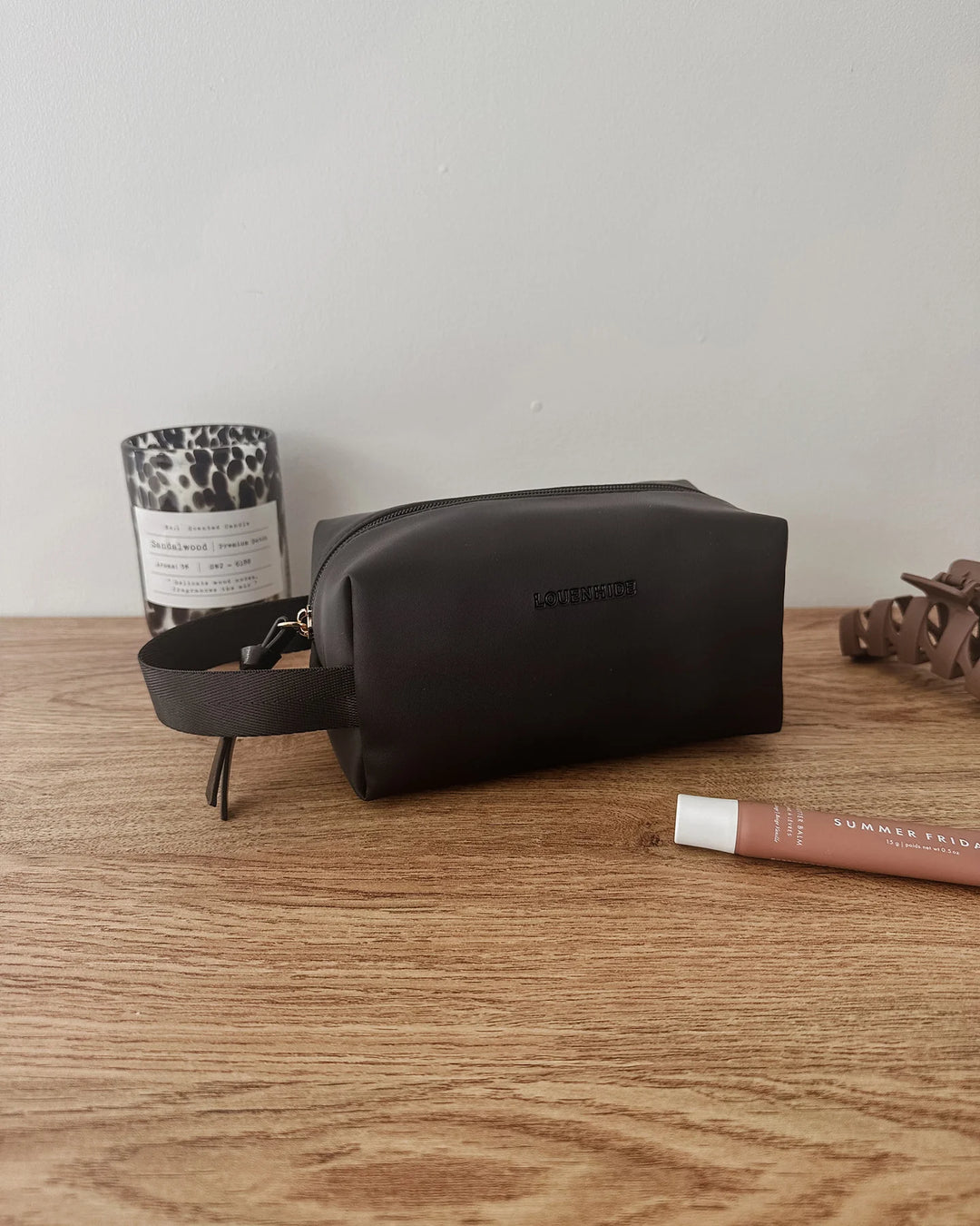 Xena Cosmetic Case  Black