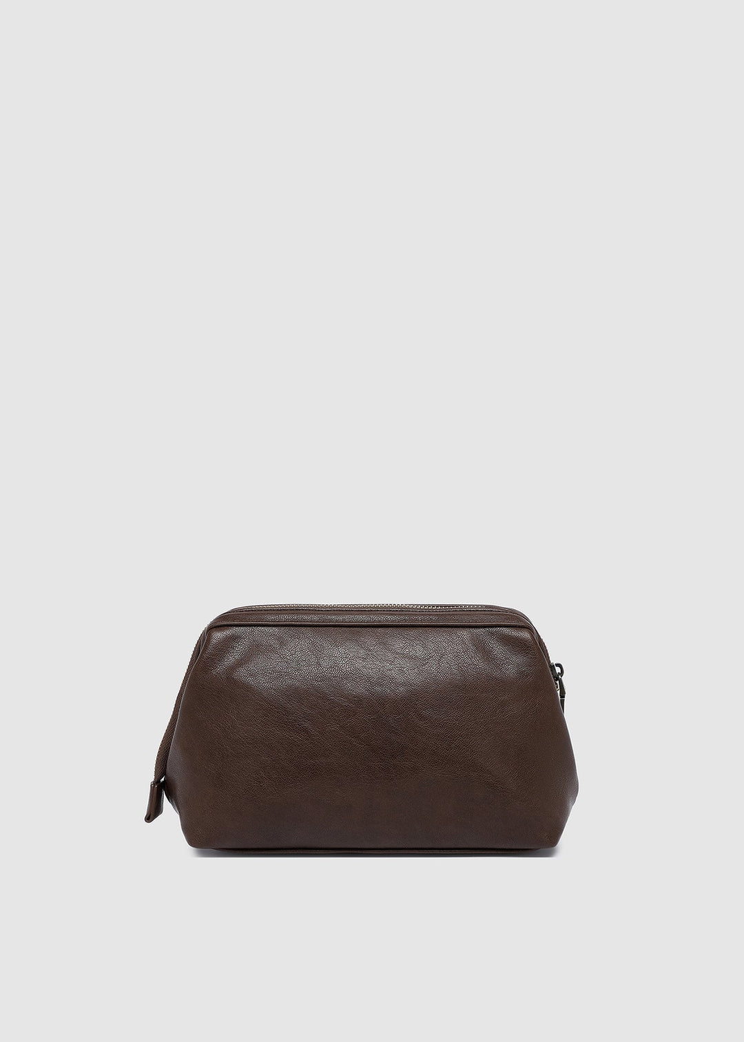 Albie Saddle Toiletry Bag Chocolate
