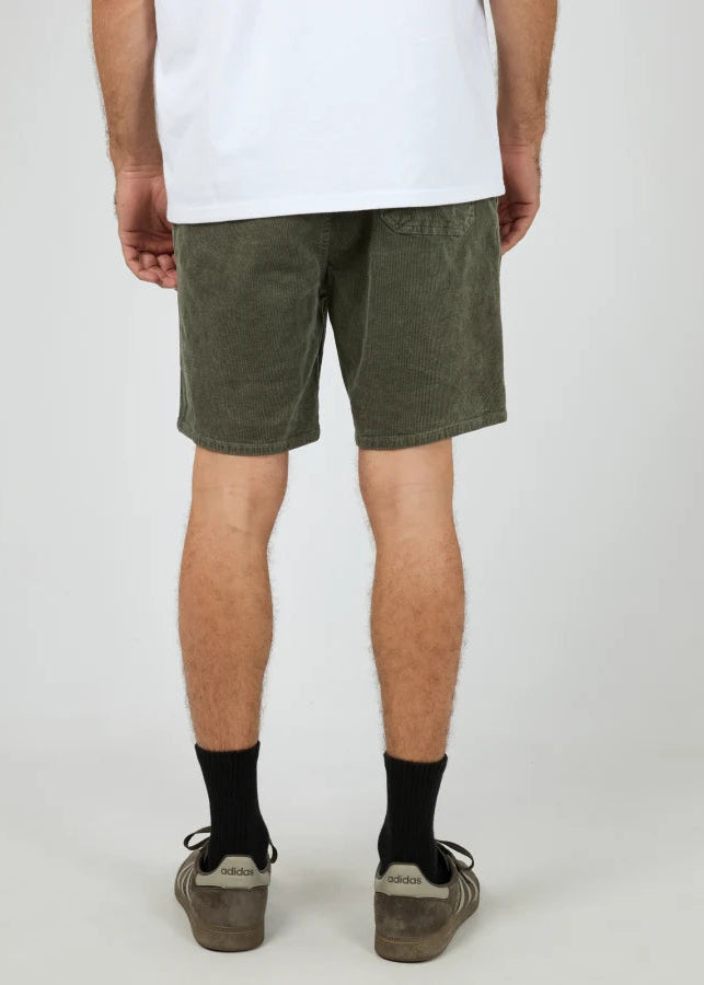 Silent Cord Short Khaki