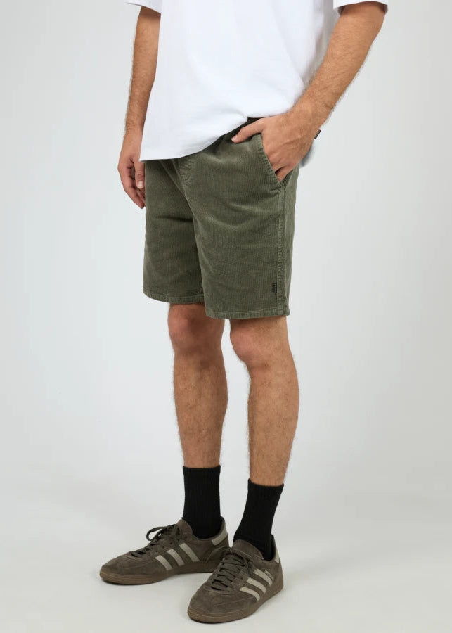 Silent Cord Short Khaki