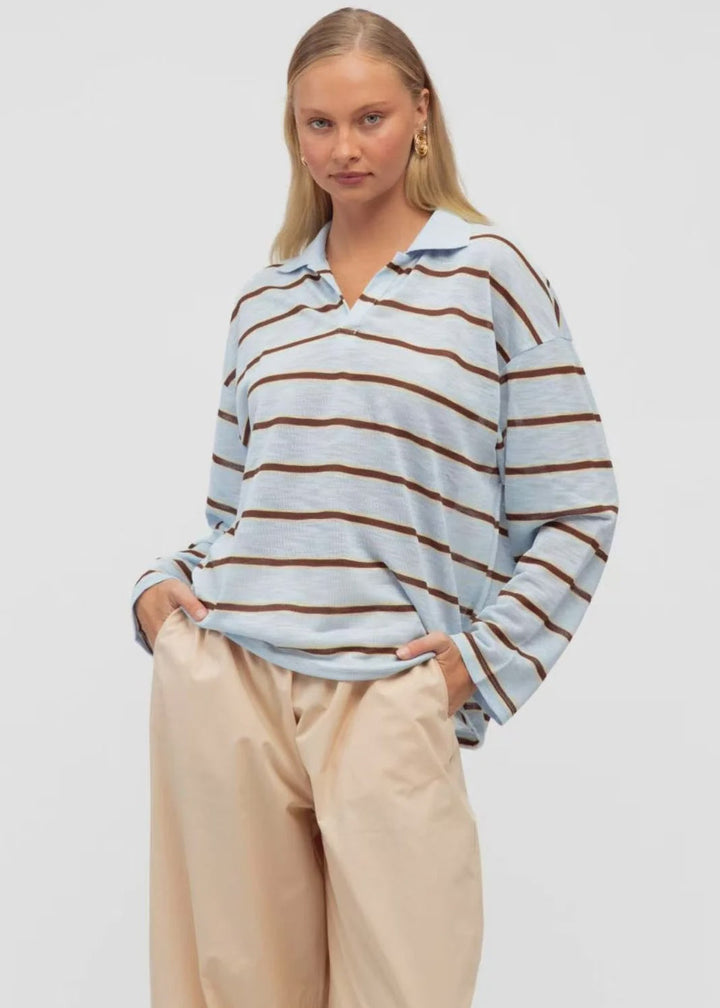 Romie Stripe Polo