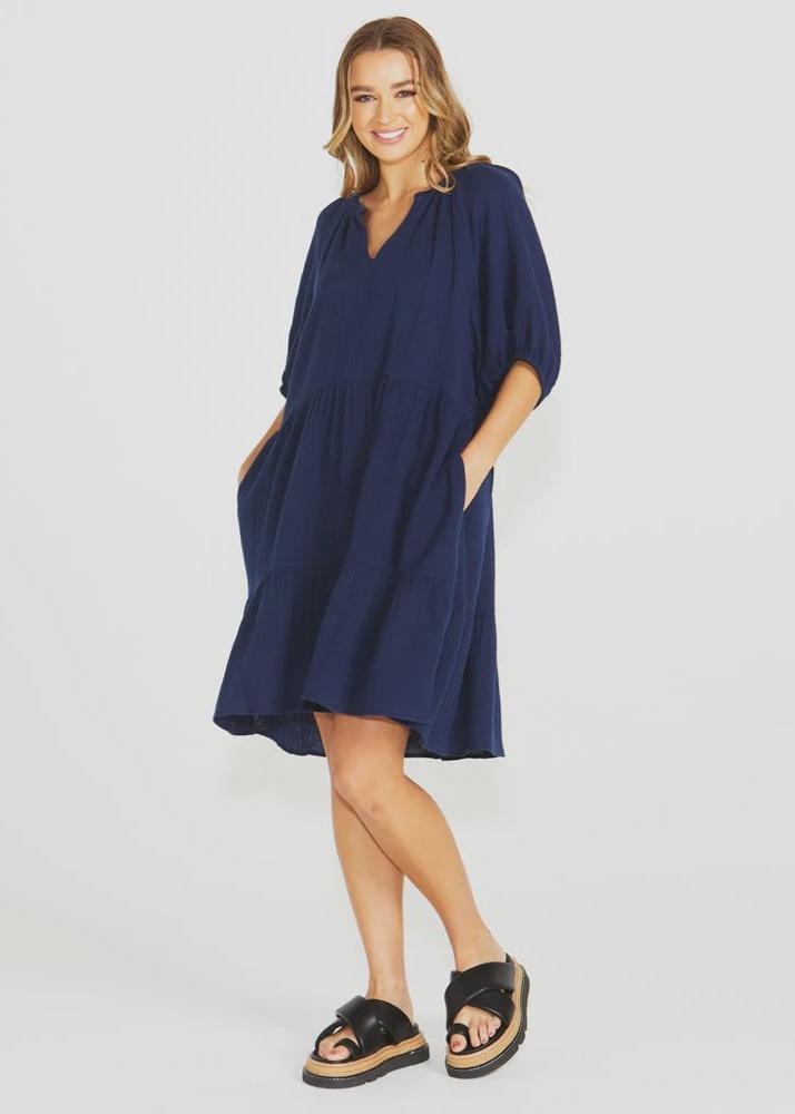 Henny Dress Navy