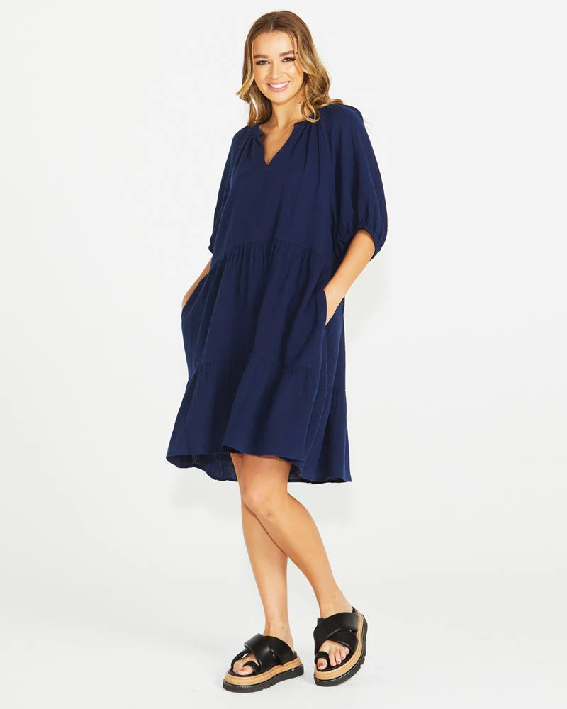 Henny Dress Navy