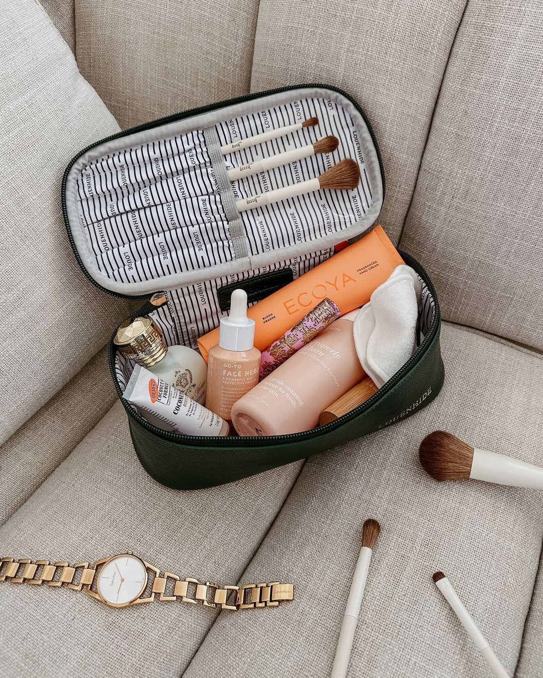 Georgie Fifi Cosmetic Set Forest Green