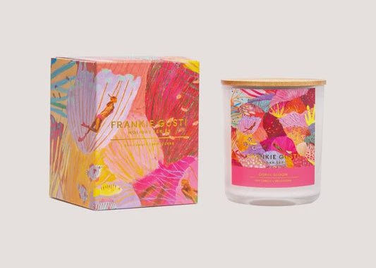 FRANKIE GUSTI I HOLIDAY CANDLE | CORAL BLOOM